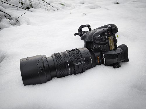 Panasonic Leica 100-400 im Schnee